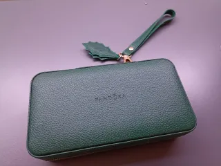 Joyero Pandora de viaje verde