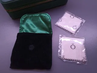 Joyero Pandora de viaje verde