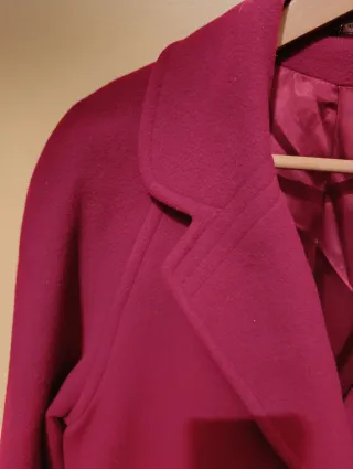 Giaccone vintage in panno rosso