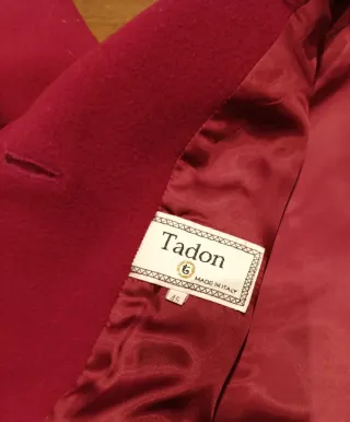 Giaccone vintage in panno rosso