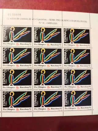 18 Minipli. Pre-Olímp. Barna -92  6 series comple.