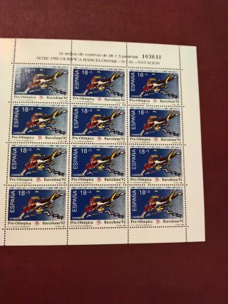 18 Minipli. Pre-Olímp. Barna -92  6 series comple.