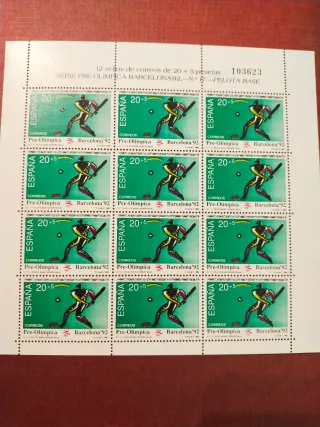 18 Minipli. Pre-Olímp. Barna -92  6 series comple.