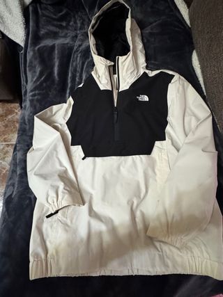 Cortavientos The North Face Negro y Blanco