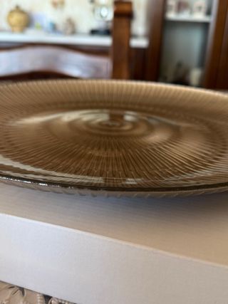 Piatto da portata in vetro