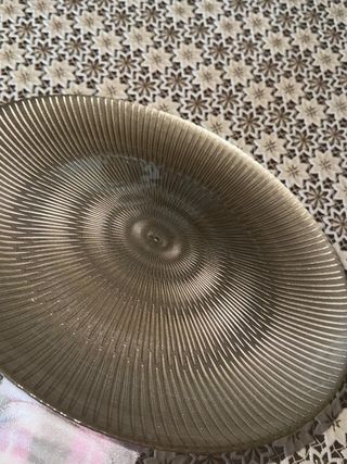 Piatto da portata in vetro