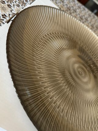 Piatto da portata in vetro