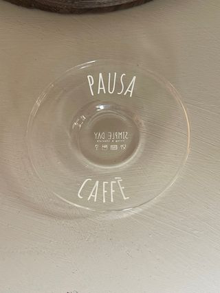 2 Piattini in vetro borosilicato Simple Day