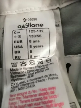 Pantalón de esquí infantil negro