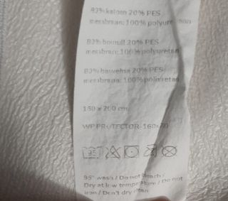 Coprimaterasso Matrimoniale Impermeabile 200 x 160