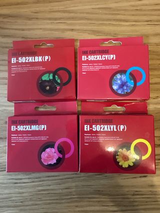 Pack 4 cartuchos tinta Epson 502XL