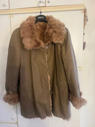 Giaccone donna interno pelliccia lapin