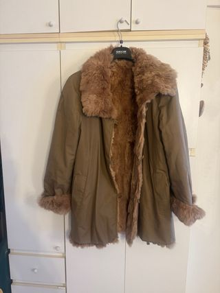 Giaccone donna interno pelliccia lapin