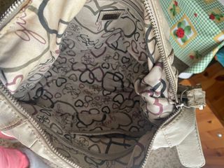 Borsa Guess Beige con Dettagli Oro