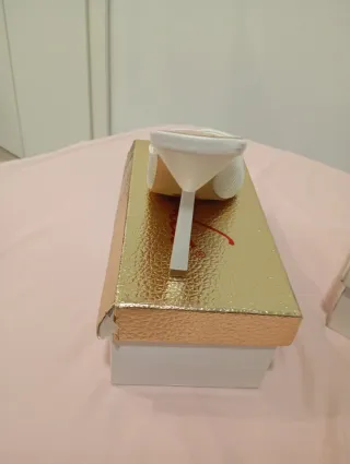 Sandalias blancas talla 40