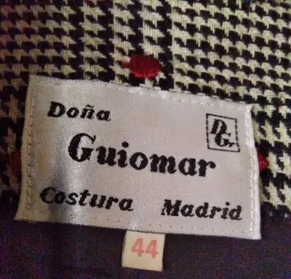 Chaqueta de lana XL NUEVA blanco y negro