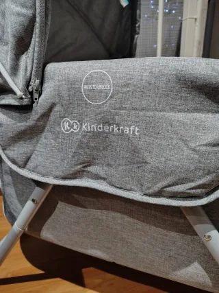 Kinderkraft Cuna Bebé LOVI Gris