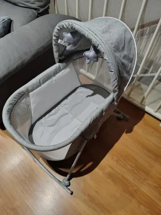 Kinderkraft Cuna Bebé LOVI Gris