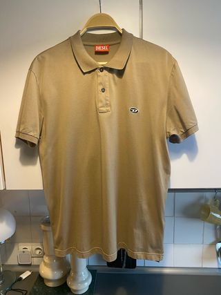 Polo DIESEL T-Smith-Doval Beige Piqué. Nuevo