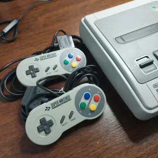 Super Nintendo One Chip Gris