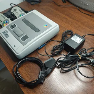 Super Nintendo One Chip Gris