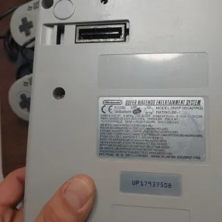 Super Nintendo One Chip Gris