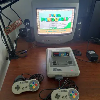 Super Nintendo One Chip Gris