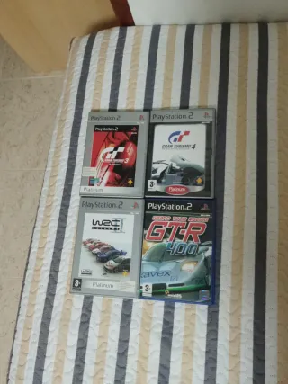 Lote 4 Giochi PS2: Gran Turismo 3, 4, WRC, GTR