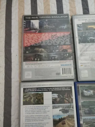 Lote 4 Giochi PS2: Gran Turismo 3, 4, WRC, GTR