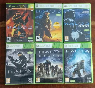 Lote 6 Juegos Halo Xbox 360