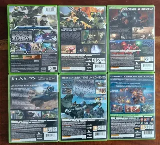 Lote 6 Juegos Halo Xbox 360