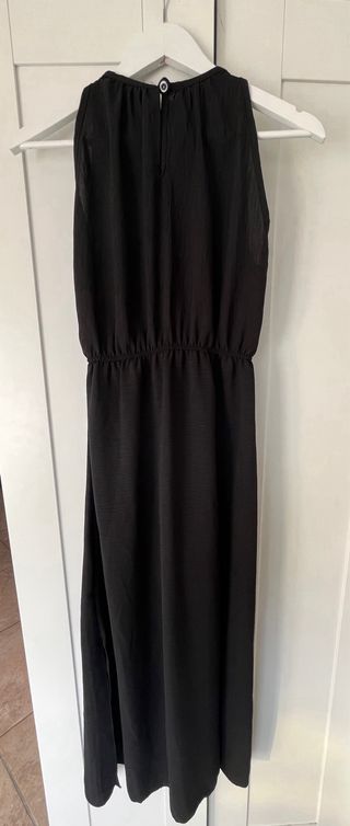 Elegante abito nero lungo