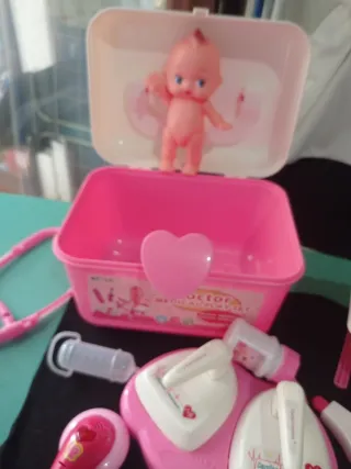 Maletín Doctor Juguete Infantil Rosa