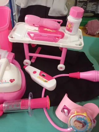 Maletín Doctor Juguete Infantil Rosa