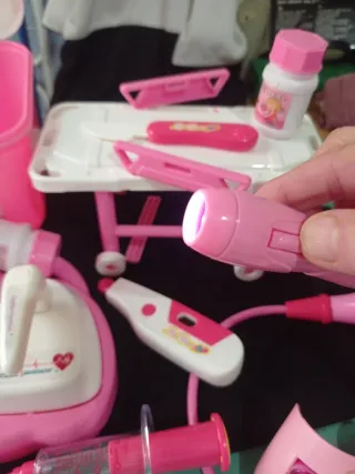 Maletín Doctor Juguete Infantil Rosa