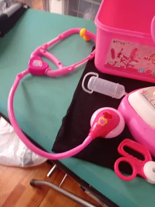 Maletín Doctor Juguete Infantil Rosa