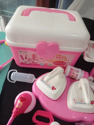 Maletín Doctor Juguete Infantil Rosa