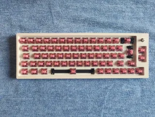 Teclado Mecánico Epomaker TH66 Pro Beige/Gris