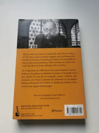 Libro Marina Carlos Ruiz Zafon