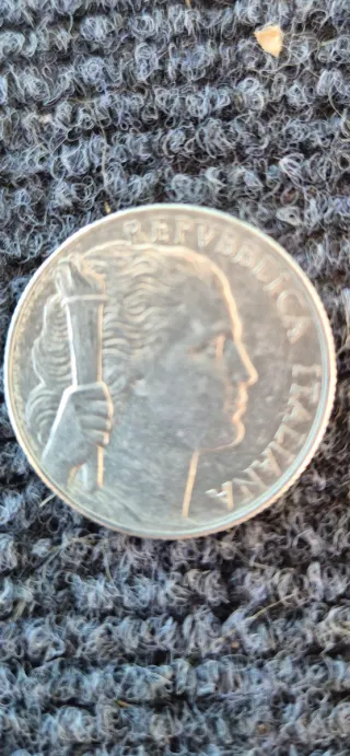 5 Lire 1950 Repubblica Italiana