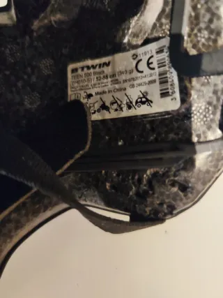 2 Cascos Bici/Patinete BTWIN Negros