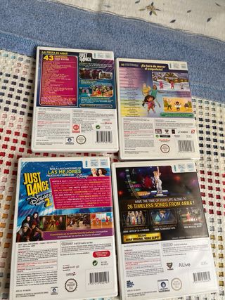 Lote 14 Juegos Wii Dance just bailar