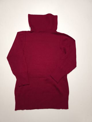 Jersey cuello alto con cinturón