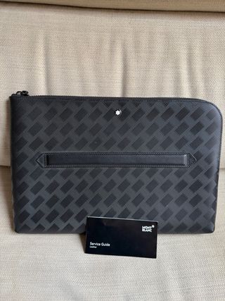 Maletín Montblanc Piel Extreme Negro/Gris