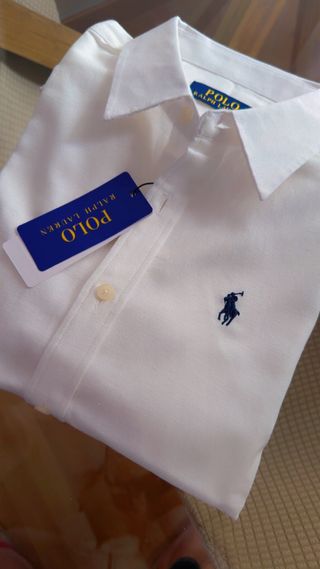 Camisa Polo Ralph Lauren Blanca