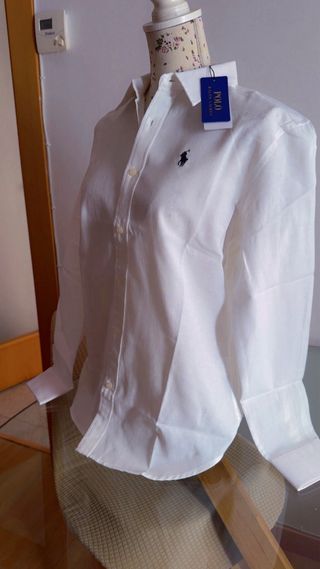 Camisa Polo Ralph Lauren Blanca