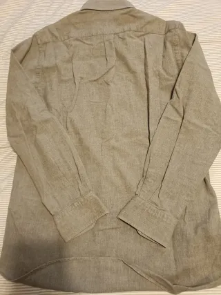 Camisa Massimo Dutti Beige Hombre talla m