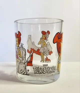 Bicchiere Nutella Flintstones 1994