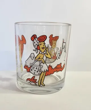 Bicchiere Nutella Flintstones 1994