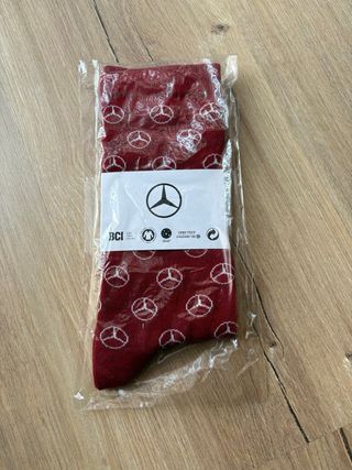 Calcetines Mercedes-Benz Rojo Talla Única